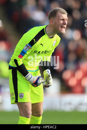 Barnsley gardien Adam Davies Banque D'Images