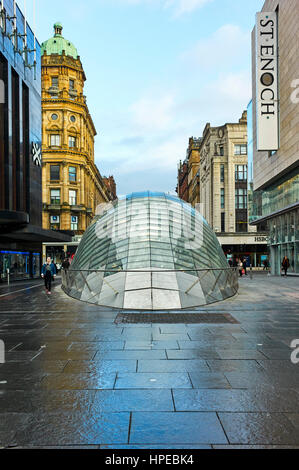 Station de métro à Glasgows Banque D'Images