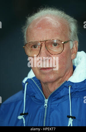 MARIO ZAGALLO FOOTBALL MANAGER BRÉSILIEN 22 Décembre 1997 Banque D'Images