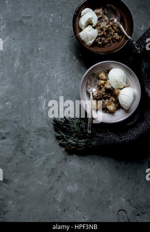 Gluten Free Fruit Cobbler Banque D'Images