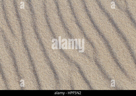 Les petites dunes de sable de la mer résumé en vue de dessus Banque D'Images