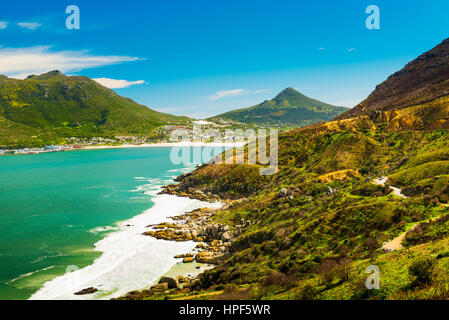 Paysage pittoresque de Chapman's Drive à Hout Bay, Afrique du Sud Banque D'Images