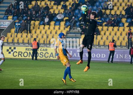 30 avril 2015 : Victor Astafei # 21 de d en action au cours de la Liga I Roumanie match de soccer entre d'ROU et AFC Astra Giurgiu ROU à 'Ilie Oana' Stadium, Ploiesti, Ploiesti, Roumanie ROU. Foto : Catalin Soare Banque D'Images