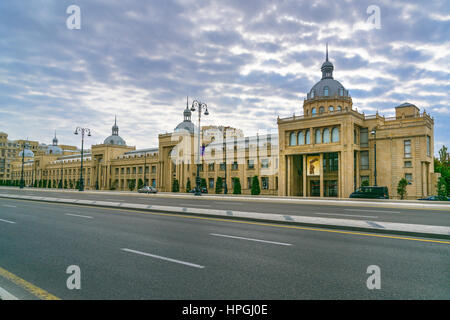 Baku, Azerbaïdjan - 11 septembre 2016 : Azerbaijan State Art Academy. Il a été fondé en 2000 par le décret du Président Heydar Aliyev Banque D'Images