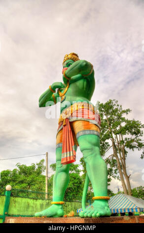 Statue d'Hanuman, un dieu hindou, au Ramayana, Grotte Grottes de Batu, Kuala Lumpur Banque D'Images