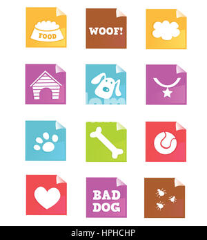 5156823 - icones - chien chien. vector set d'chien boutiques, internet ou les magazines. vector - facile à redimensionner. Banque D'Images