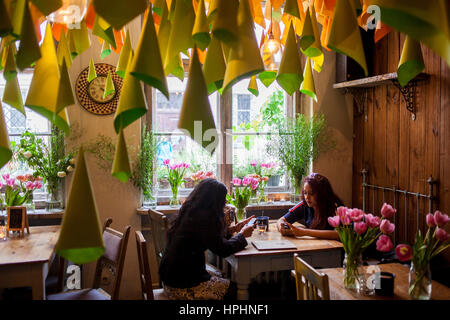 J'Rzemiose Slusarzy Restaurant Cech, Pokrewnych 10 rue Świętosławska, Poznan, Pologne. Banque D'Images