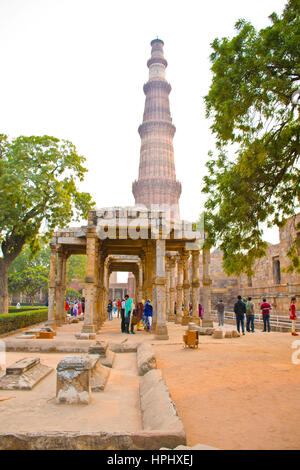 qutubminar Banque D'Images