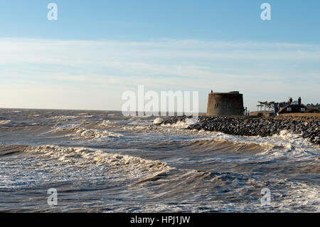 EAST SUFFOLK LANE BAWDSEY UK Banque D'Images