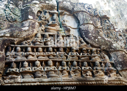 Temple Bayon Siem Reap - Cambodge Banque D'Images