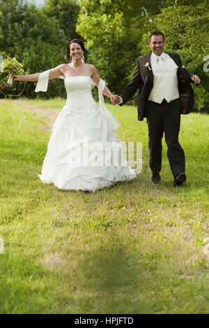 Parution du modèle , Brautpaar - young couple Banque D'Images