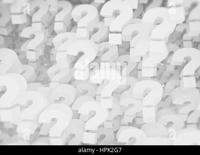 Un contexte de point d'interrogation des signes et symboles Banque D'Images