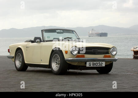 Triumph TR6 (1968-1976) Voiture de sport britannique Banque D'Images