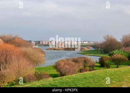 Lac Fairhaven, Lytham St Annes, Lancashire, Royaume-Uni Banque D'Images