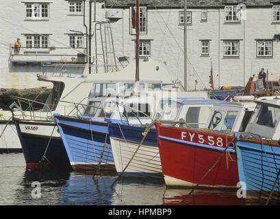 Port de Polperro. Cornwall. L'Angleterre. UK Banque D'Images