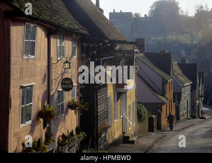 Kersey village. Le Suffolk. L'Angleterre. UK Banque D'Images