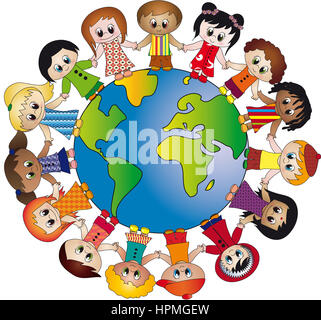 Monde des enfants Banque D'Images