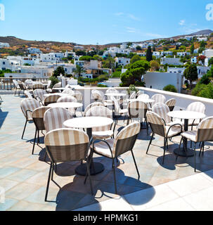 Île de Grèce antorini europe vieille maison et couleur blanc Banque D'Images