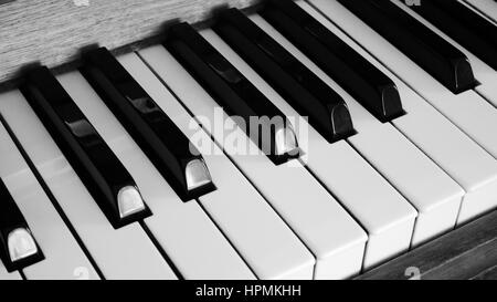 Touches du piano Banque D'Images