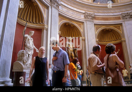 Musées du Vatican, le Vatican, Rome, Italie Banque D'Images