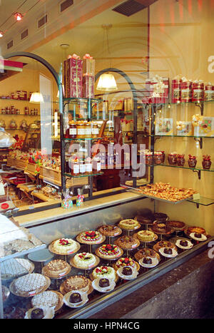 L'Italie, Piémont, Turin, la Pâtisserie Banque D'Images