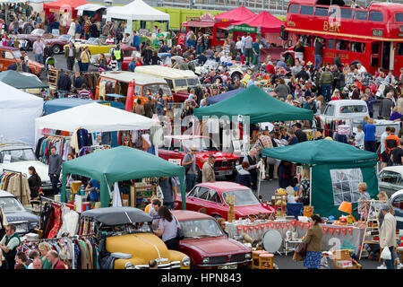 Vente de chaussures de voiture classiques, stratford, Londres, royaume-uni Banque D'Images