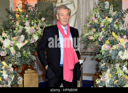 Ian McKellen participant à la beauté et la Bête à l'événement de lancement Spencer House, Londres. Banque D'Images