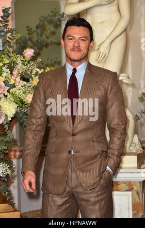 Luke Evans participant à la beauté et la Bête à l'événement de lancement Spencer House, Londres. ASSOCIATION DE PRESSE Photo. Banque D'Images