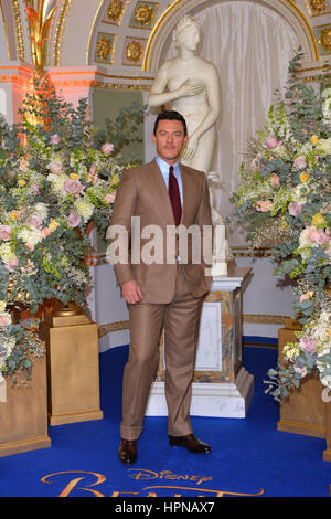 Luke Evans participant à la beauté et la Bête à l'événement de lancement Spencer House, Londres. ASSOCIATION DE PRESSE Photo. Banque D'Images