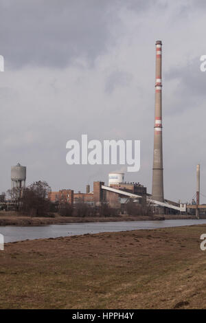 Entreprise / Industrie chimique Spolana en Bohême centrale, en République Tchèque Banque D'Images