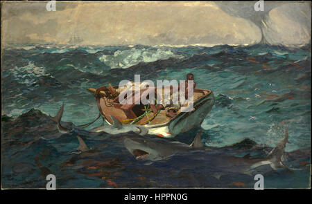 Le Gulf Stream par Winslow Homer Banque D'Images