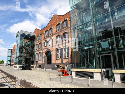 L'ancienne gare routière de Liverpool maintenant les bâtiments le Manchester Museum of Science and Industry, Liverpool, Manchester, Angleterre, RU Banque D'Images