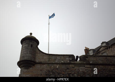 Remparts du château de Dumbarton Banque D'Images