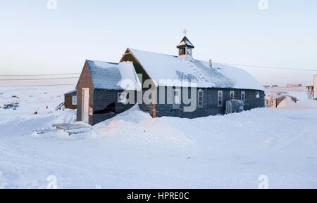 Gjohaven est un territoire inuit dans l'extrême nord du Canada Banque D'Images