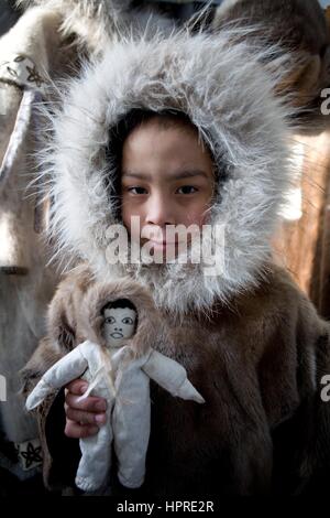 Gjohaven est un territoire inuit dans l'extrême nord du Canada Banque D'Images