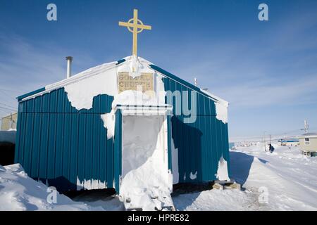 Gjohaven est un territoire inuit dans l'extrême nord du Canada Banque D'Images