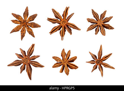 Isolé de l'anis étoilé Banque D'Images