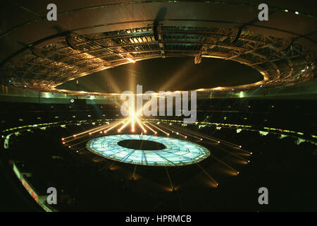 STADE DE FRANCE FRANCE / ESPAGNE 30 Janvier 1998 Banque D'Images