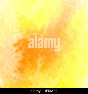 Vector background avec aquarelle splash. Carte aquarelle jaune Illustration de Vecteur