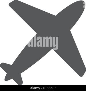 Symbole de l'avion. Icône de voyage. Modèle plat. EPS 10. Illustration de Vecteur