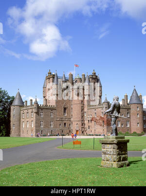 17e siècle Glamis Castle, Glamis, Angus, Scotland, United Kingdom Banque D'Images