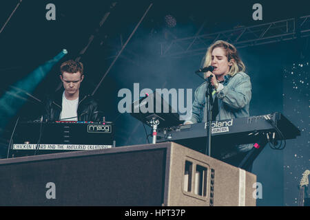 Shura en direct au Liverpool Sound City Festival, le 2016 mai Banque D'Images