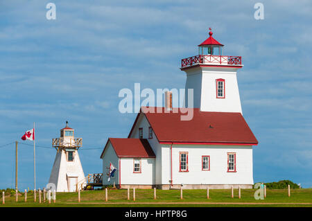 Phare de Wood Islands, parc provincial de Wood Islands, Province of Prince Edward Island, Canada Banque D'Images