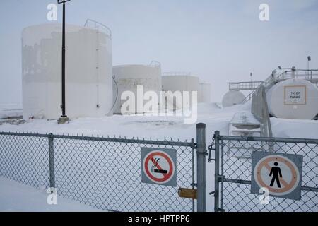 Gjohaven est un territoire inuit dans l'extrême nord du Canada Banque D'Images