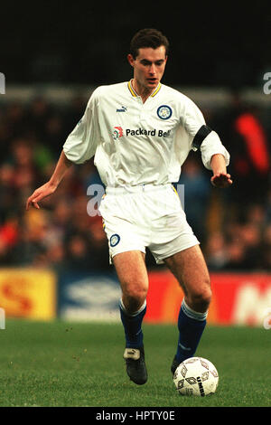 DAVID WETHERALL LEEDS UNITED FC 07 Janvier 1998 Banque D'Images