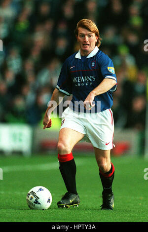 STUART MCCALL Glasgow Rangers FC 07 Janvier 1998 Banque D'Images