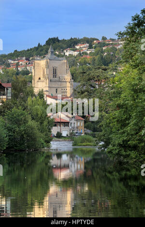 Villefranche-de-Rouergue (sud de la France), Août 2014 Banque D'Images