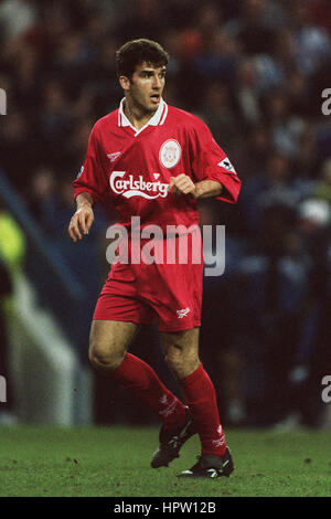 KARL HEINZ RIEDLE LIVERPOOL FC 16 février 1998 Banque D'Images