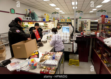 Supermarché sur le pôle nord Banque D'Images