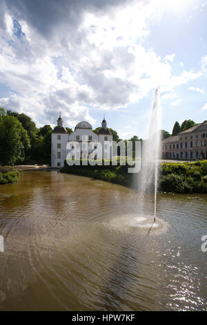 L'Europe, l'Allemagne, en Rhénanie du Nord-Westphalie, région de la Ruhr, à Essen, du château de Borbeck. Banque D'Images